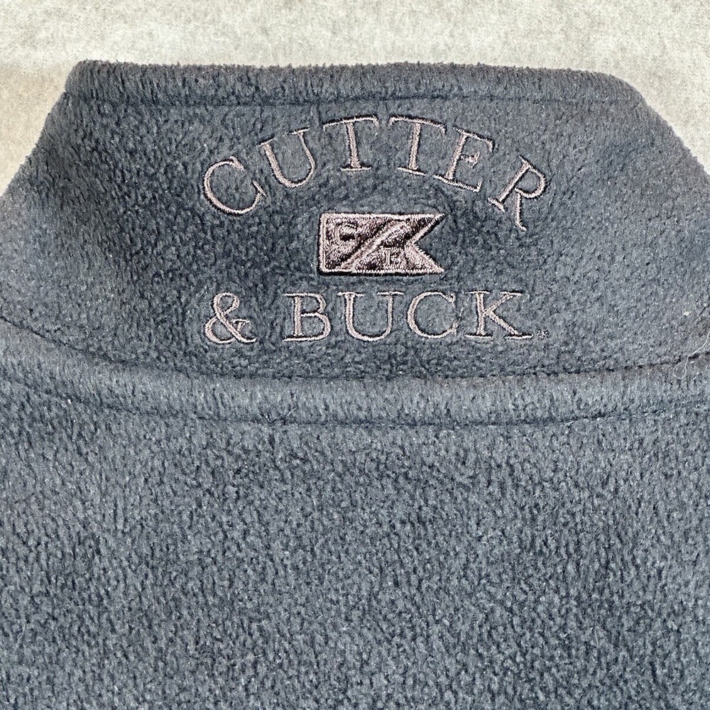 Cutter & Buck Fleece Men's L Blue/Gray Embroidered Logo AECO - Picture 8 of 9
